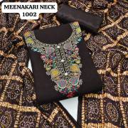 Sagar Impex  MEENAKARI NECK DAMAN